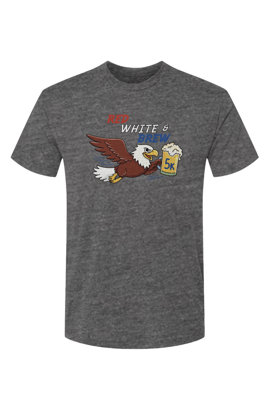 Red White & Brew 5K Triblend Crew