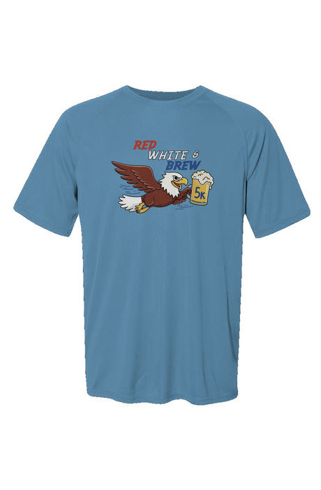 Red White & Brew 5K Wicking Short-Sleeve Tee
