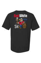 Red White & Brew 5K Wicking Short-Sleeve Tee