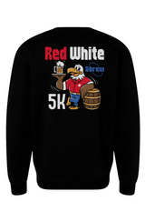 Red White & Brew 5K Heavyweight Crewneck Sweatshirt