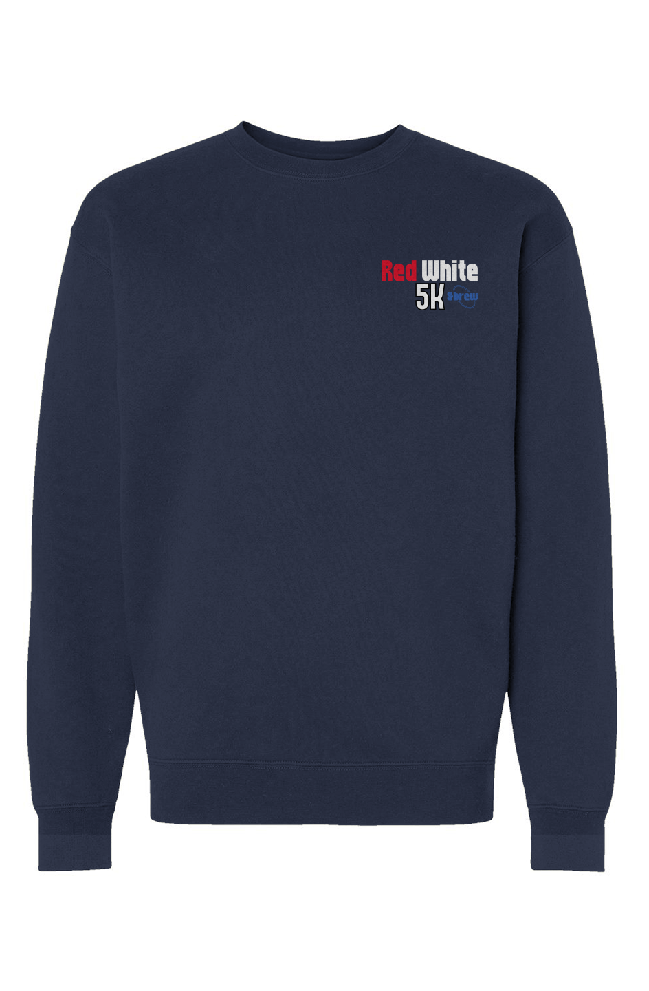 Red White & Brew 5K Heavyweight Crewneck Sweatshirt