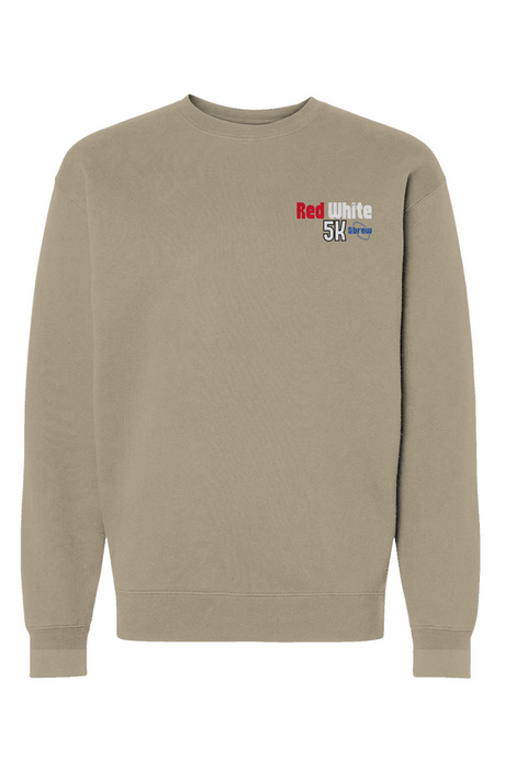 Red White & Brew 5K Heavyweight Crewneck Sweatshirt