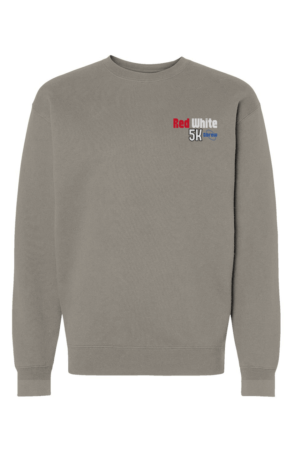 Red White & Brew 5K Heavyweight Crewneck Sweatshirt