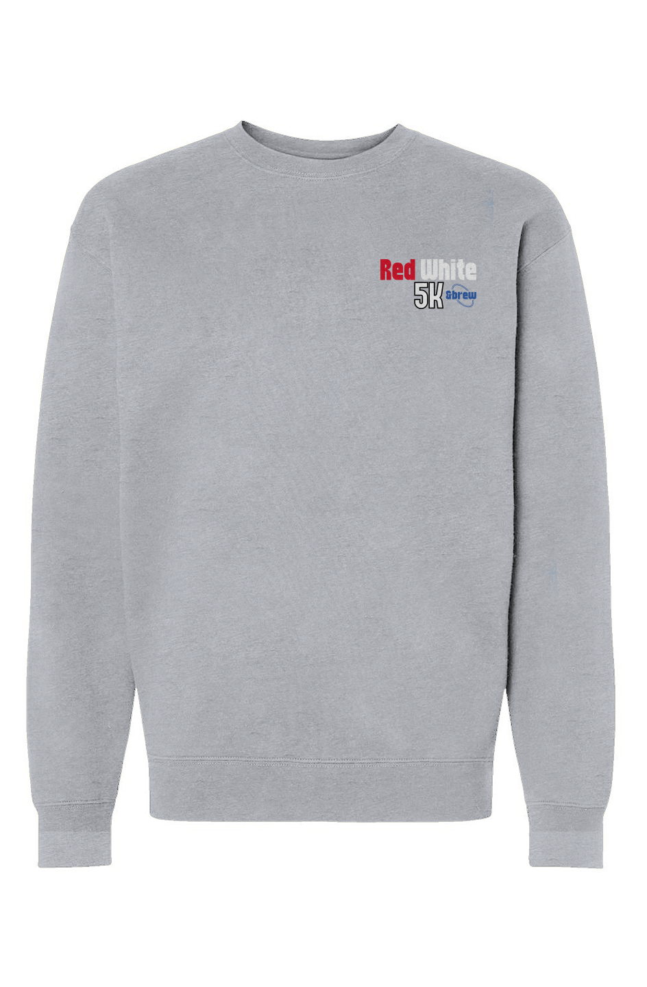 Red White & Brew 5K Heavyweight Crewneck Sweatshirt