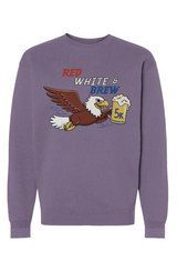 Red White & Brew 5K Heavyweight Crewneck Sweatshirt
