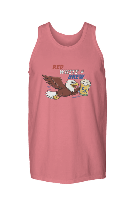 Red White & Brew 5K Garment Dyed Unisex Tank Top