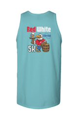 Red White & Brew 5K Garment Dyed Unisex Tank Top