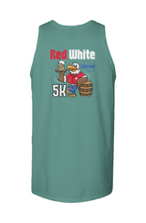 Red White & Brew 5K Garment Dyed Unisex Tank Top