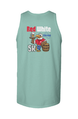 Red White & Brew 5K Garment Dyed Unisex Tank Top