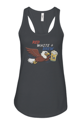 Red White & Brew 5K Ladies' Racerback Tank