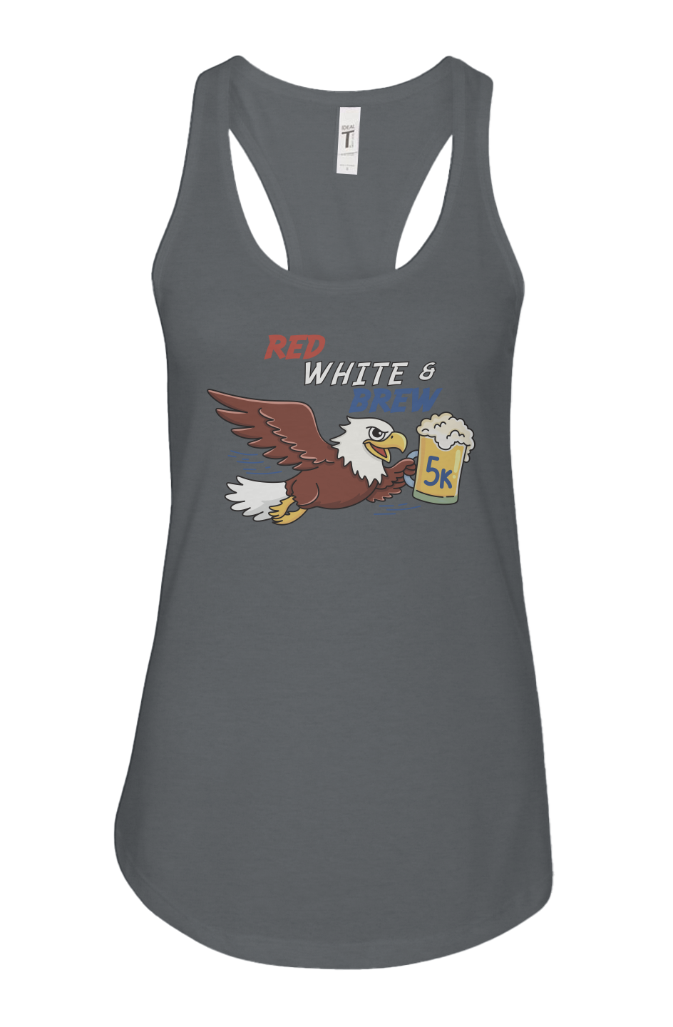 Red White & Brew 5K Ladies' Racerback Tank
