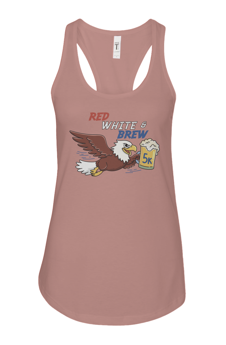 Red White & Brew 5K Ladies' Racerback Tank