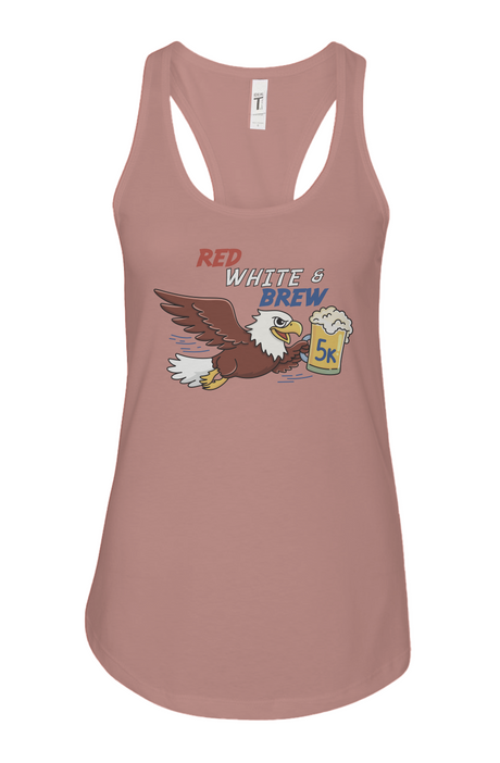 Red White & Brew 5K Ladies' Racerback Tank