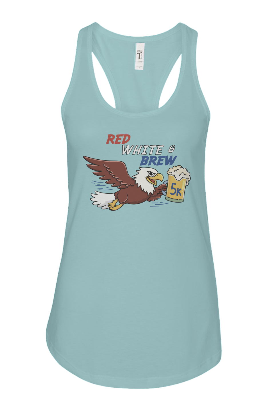 Red White & Brew 5K Ladies' Racerback Tank