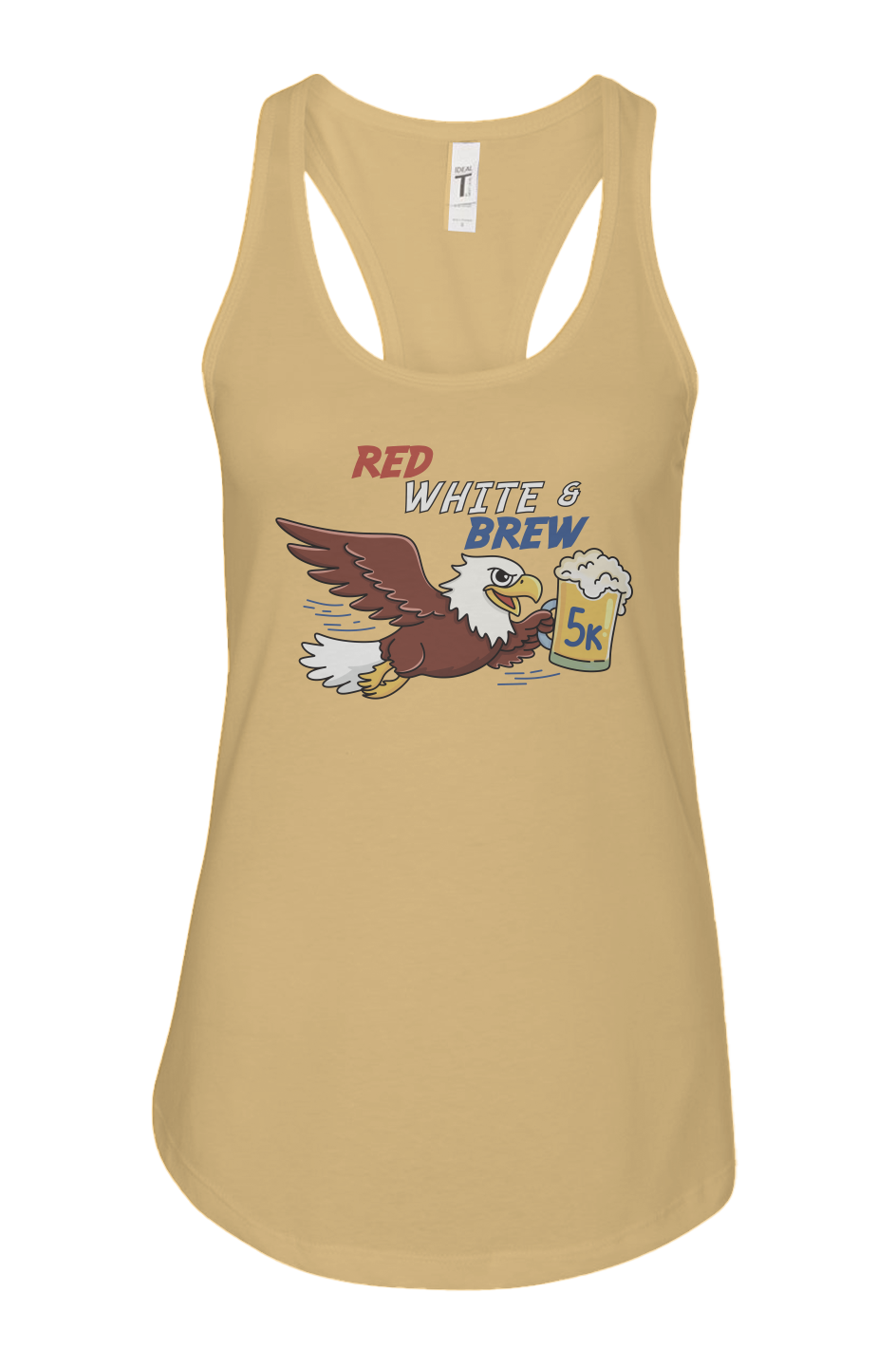 Red White & Brew 5K Ladies' Racerback Tank