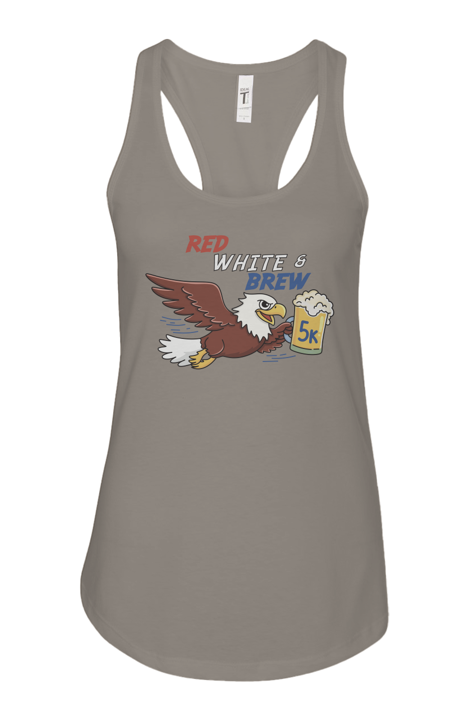 Red White & Brew 5K Ladies' Racerback Tank