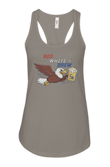 Red White & Brew 5K Ladies' Racerback Tank