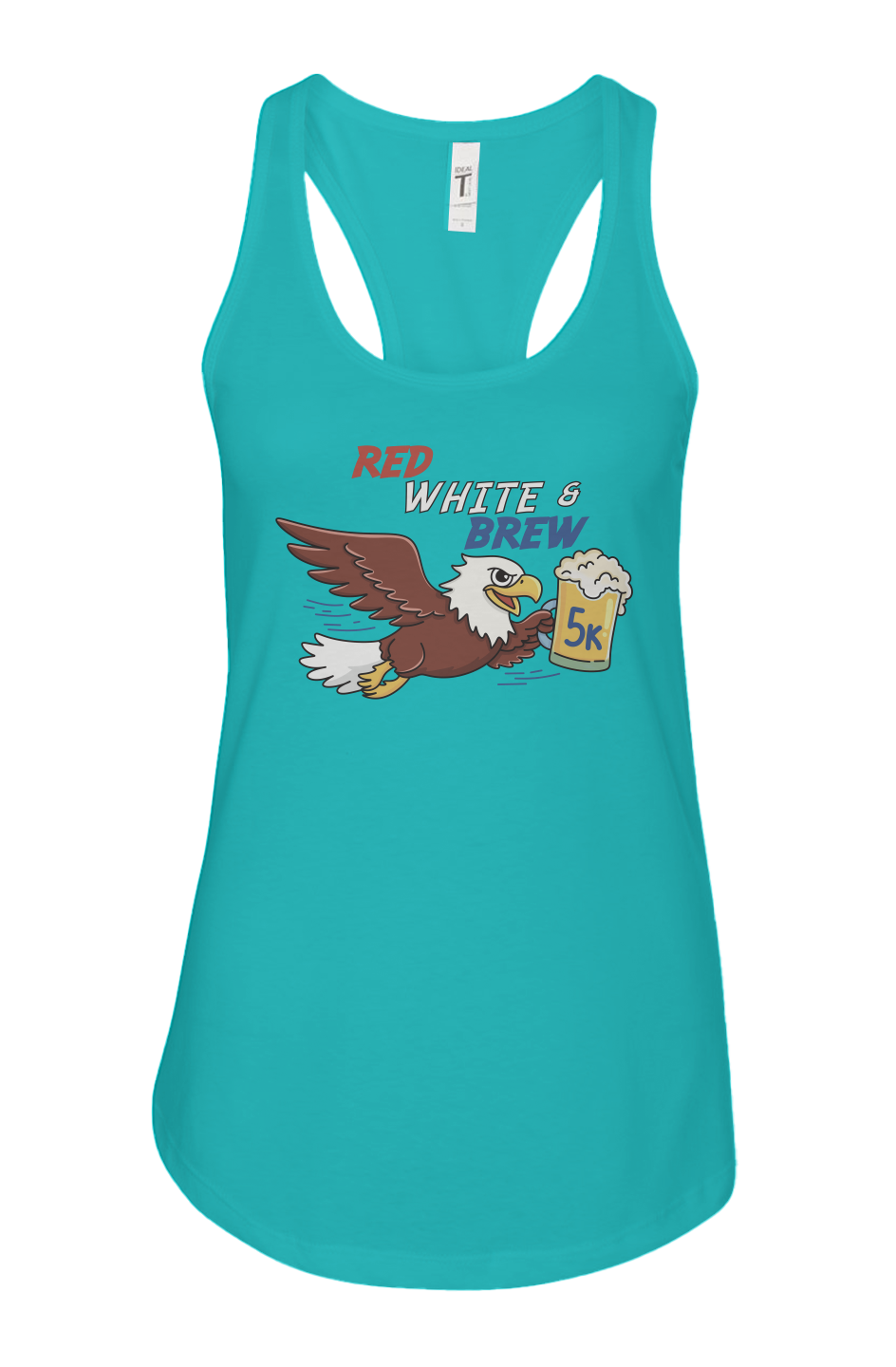 Red White & Brew 5K Ladies' Racerback Tank