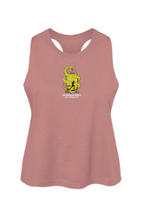 Cottonmouth Beer Relay Racerback Cropped Tank