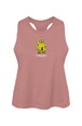 Cottonmouth Beer Relay Racerback Cropped Tank