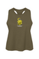Cottonmouth Beer Relay Racerback Cropped Tank