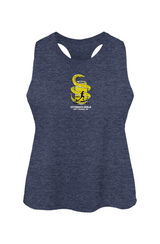 Cottonmouth Beer Relay Racerback Cropped Tank