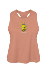 Cottonmouth Beer Relay Racerback Cropped Tank