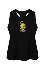 Cottonmouth Beer Relay Racerback Cropped Tank