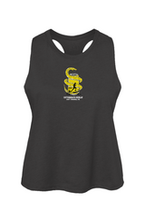 Cottonmouth Beer Relay Racerback Cropped Tank
