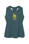 Cottonmouth Beer Relay Racerback Cropped Tank