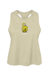 Cottonmouth Beer Relay Racerback Cropped Tank