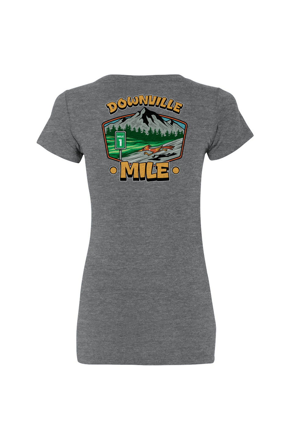 The Downville Mile Ladies' Silhouette Triblend Tee