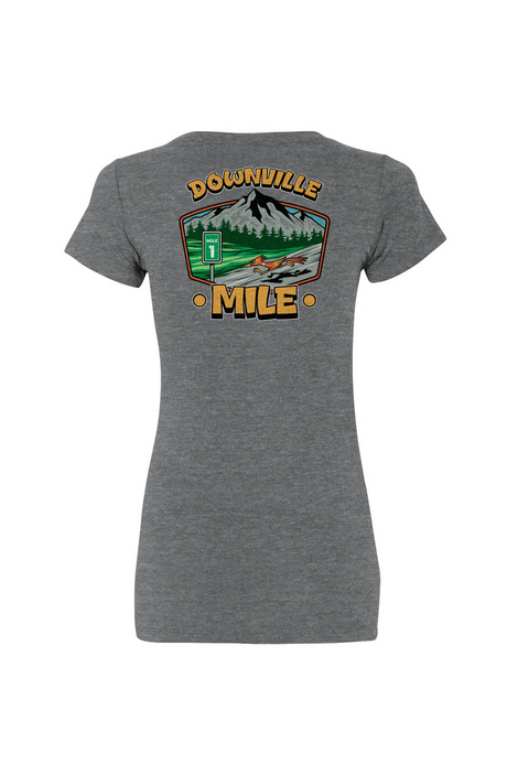 The Downville Mile Ladies' Silhouette Triblend Tee