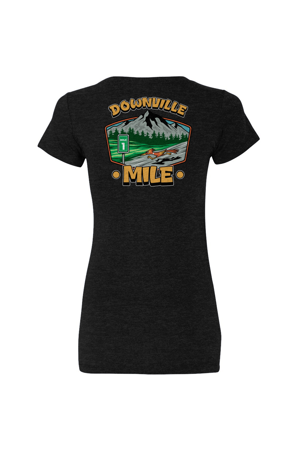 The Downville Mile Ladies' Silhouette Triblend Tee