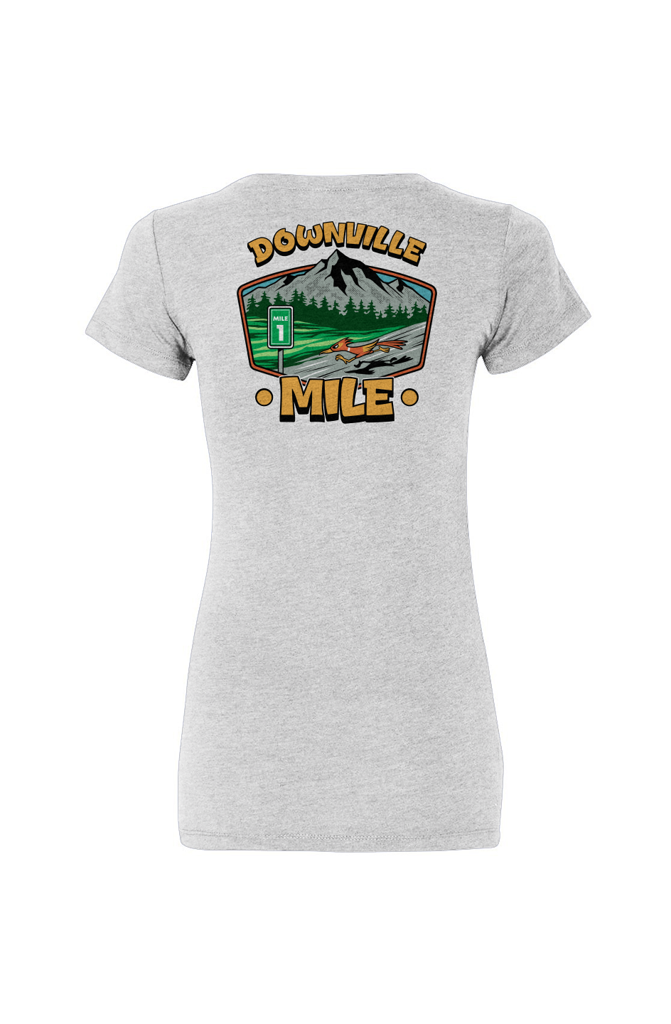 The Downville Mile Ladies' Silhouette Triblend Tee