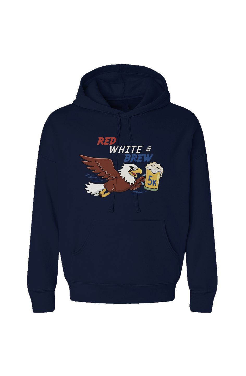 Red White & Brew 5K Sponge Fleece Hoodie