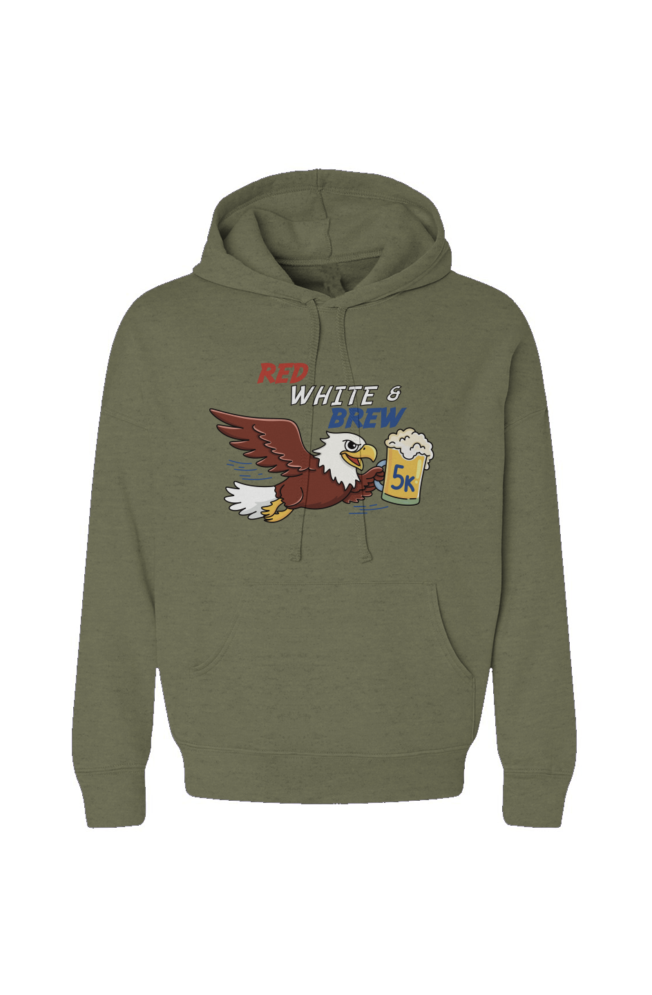 Red White & Brew 5K Sponge Fleece Hoodie