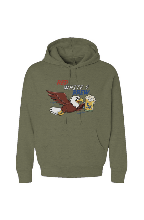 Red White & Brew 5K Sponge Fleece Hoodie