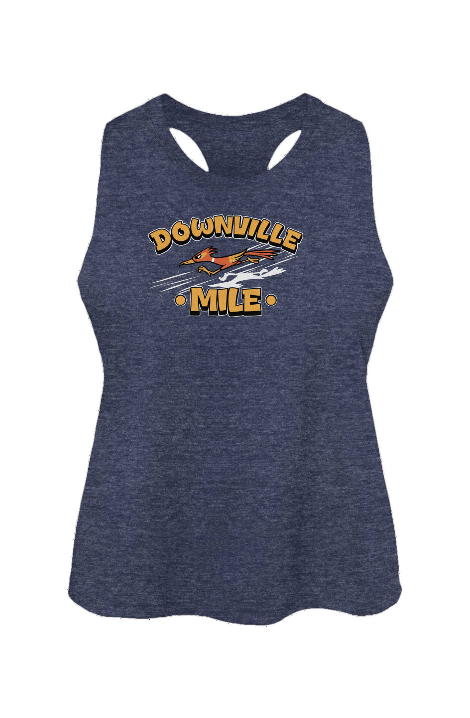 The Downville Mile Ladies' Racerback Cropped Tank
