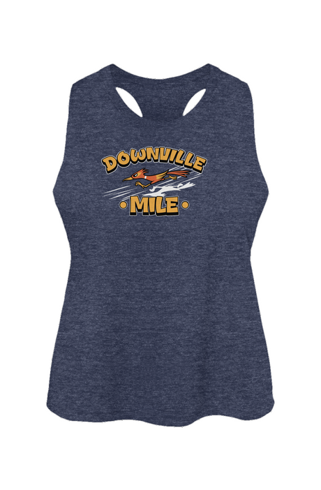 The Downville Mile Ladies' Racerback Cropped Tank