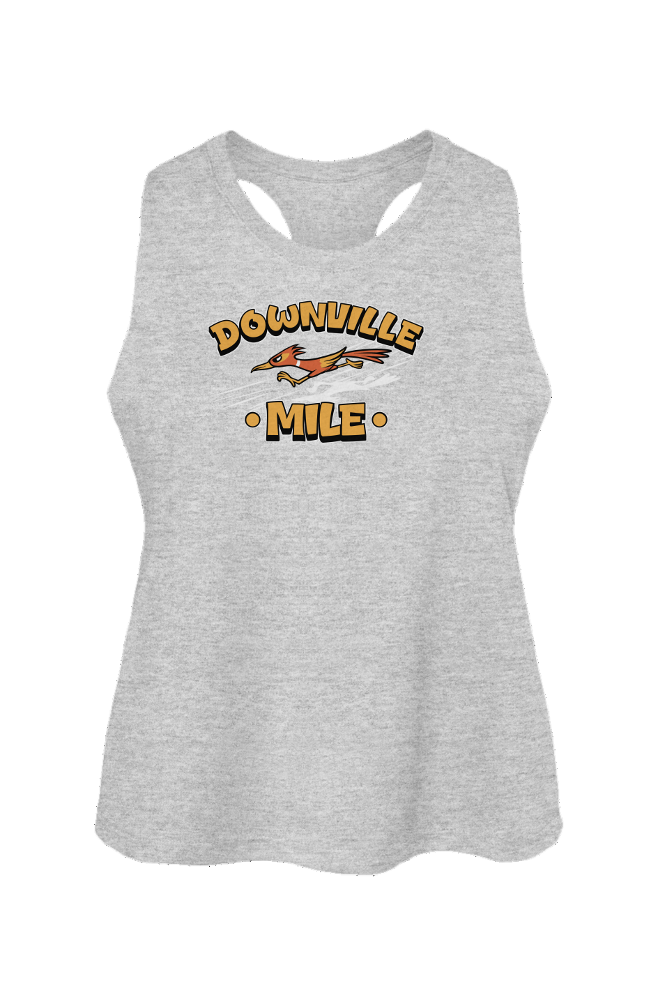 The Downville Mile Ladies' Racerback Cropped Tank