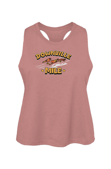 The Downville Mile Ladies' Racerback Cropped Tank