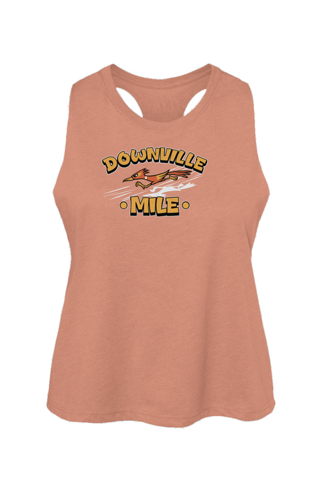 The Downville Mile Ladies' Racerback Cropped Tank