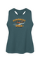 The Downville Mile Ladies' Racerback Cropped Tank