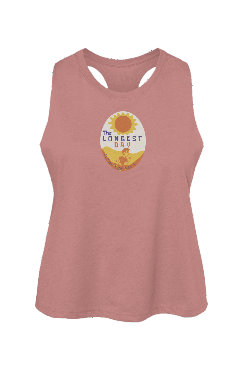 The Longest Day Ladies' Racerback Cropped Tank