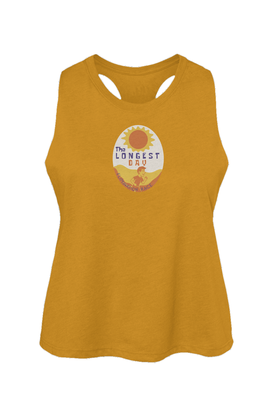 The Longest Day Ladies' Racerback Cropped Tank