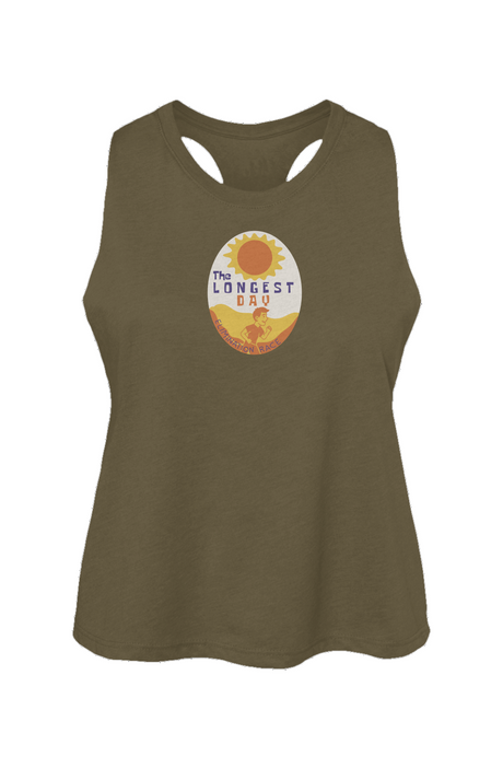 The Longest Day Ladies' Racerback Cropped Tank