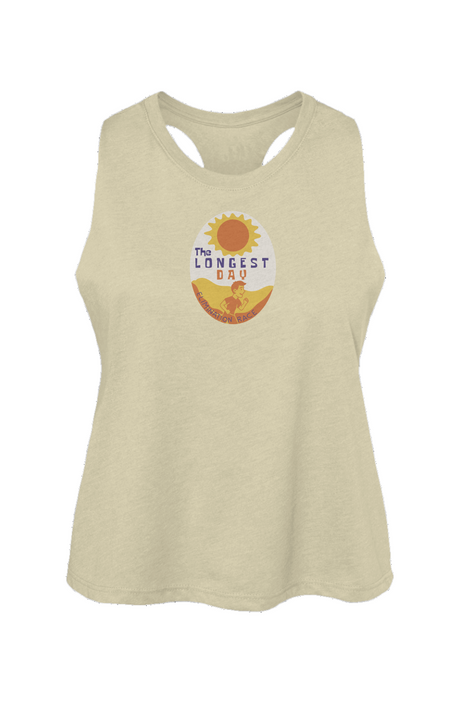 The Longest Day Ladies' Racerback Cropped Tank