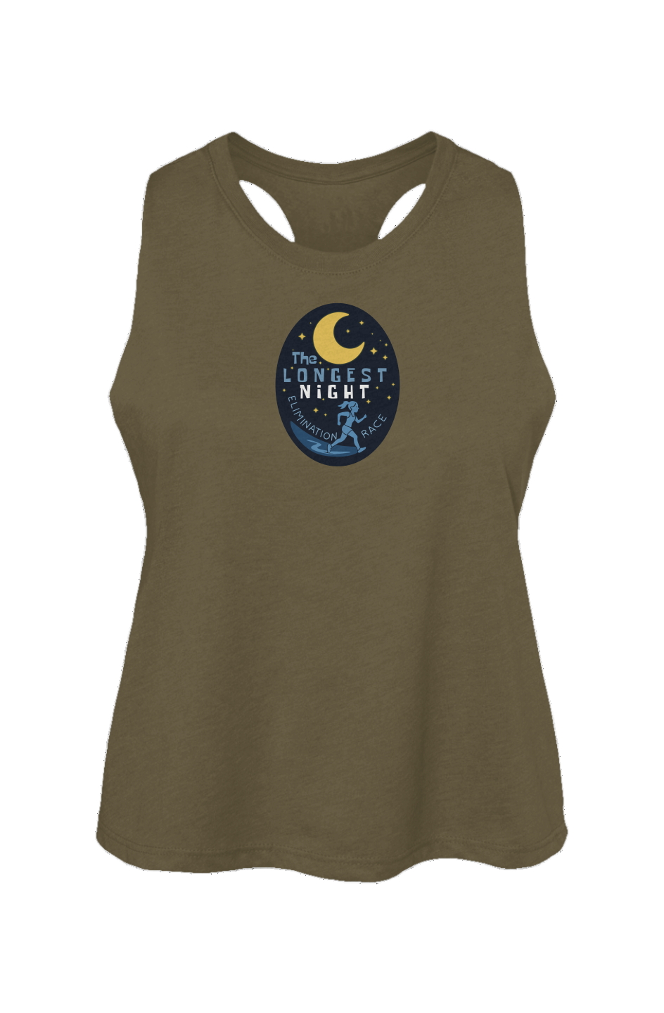 The Longest Night Ladies' Racerback Cropped Tank