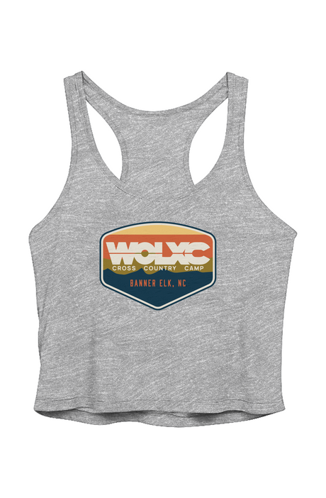 WOLXC Cross Country Camp Cropped Racer Tank